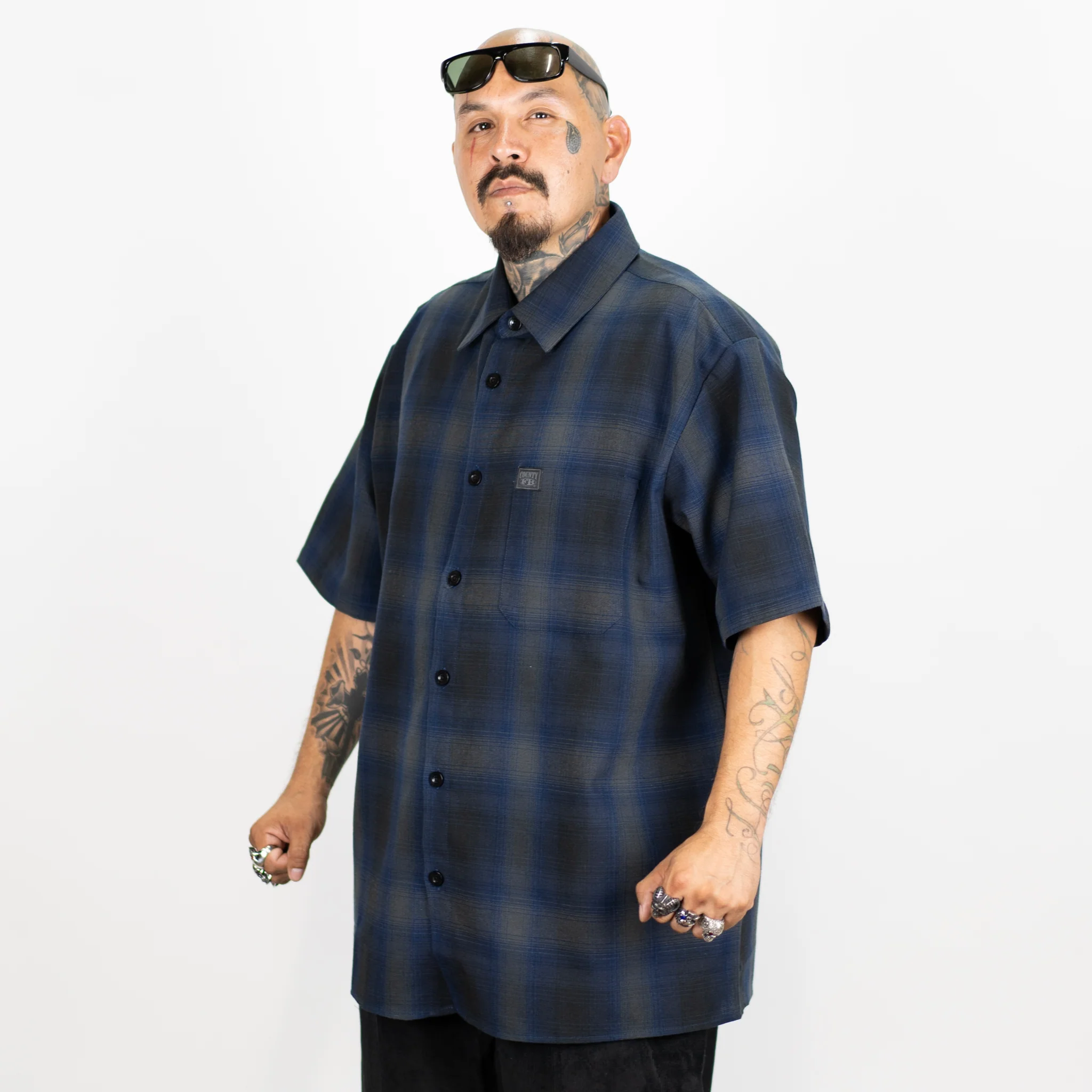 FB County Short Sleeve Checker Flannel Shirt - Image 16