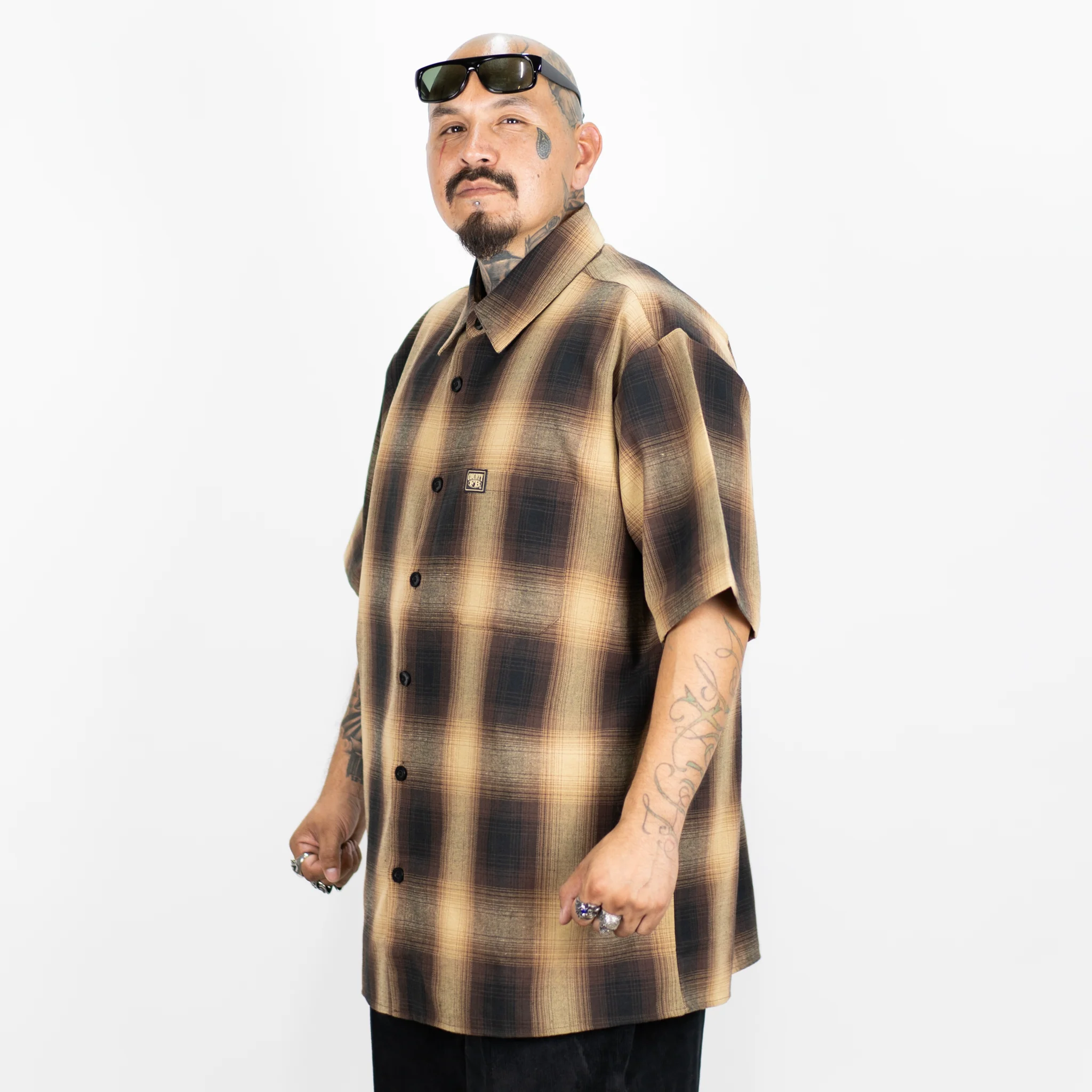 FB County Short Sleeve Checker Flannel Shirt - Image 20