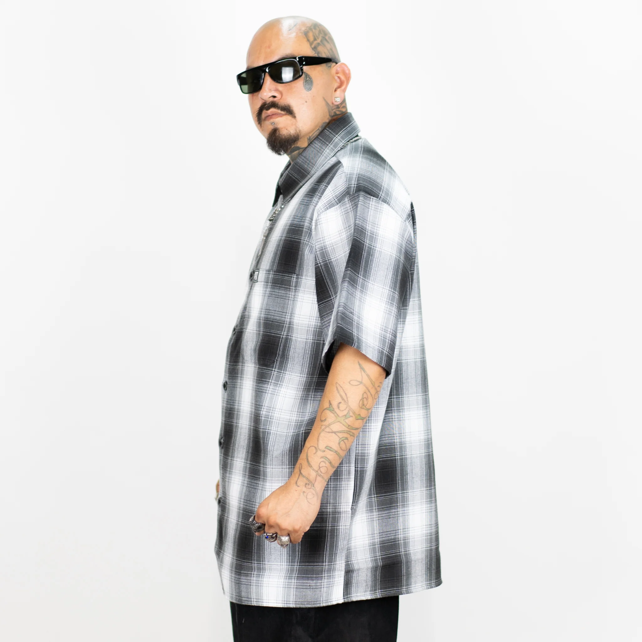FB County Short Sleeve Checker Flannel Shirt - Image 21