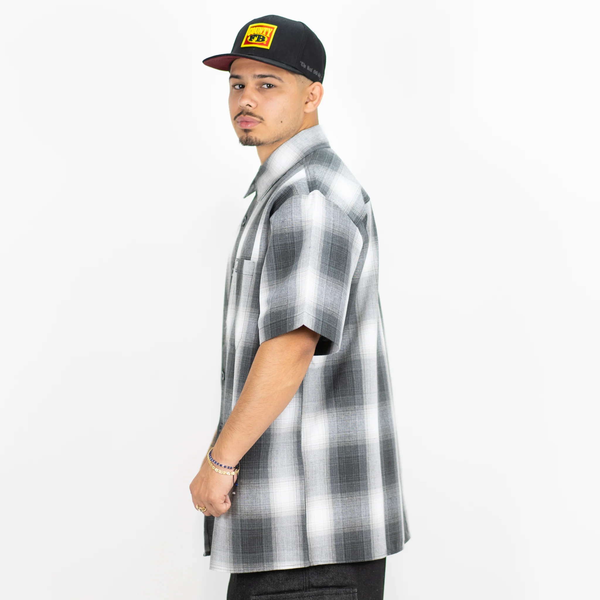 FB County Short Sleeve Checker Flannel Shirt - Image 27
