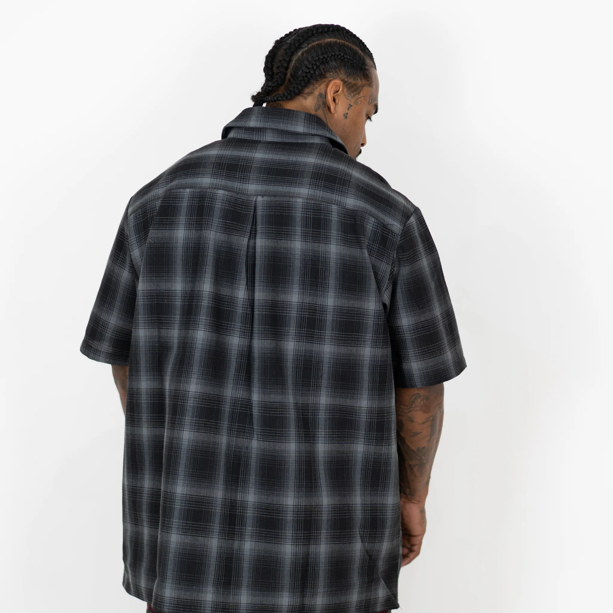 FB County Short Sleeve Checker Flannel Shirt - Image 39