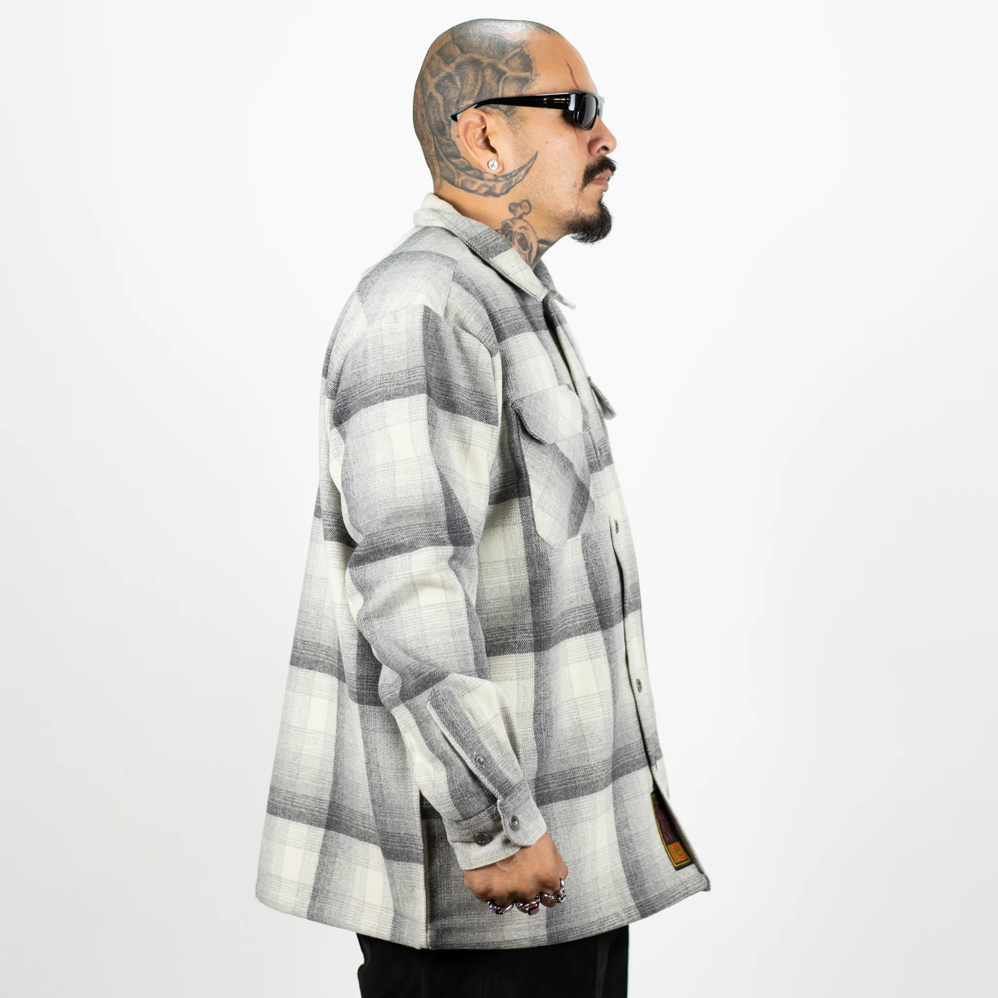 New FB County Super Heavyweight Wool Blend Long Sleeve Shirt - Image 17