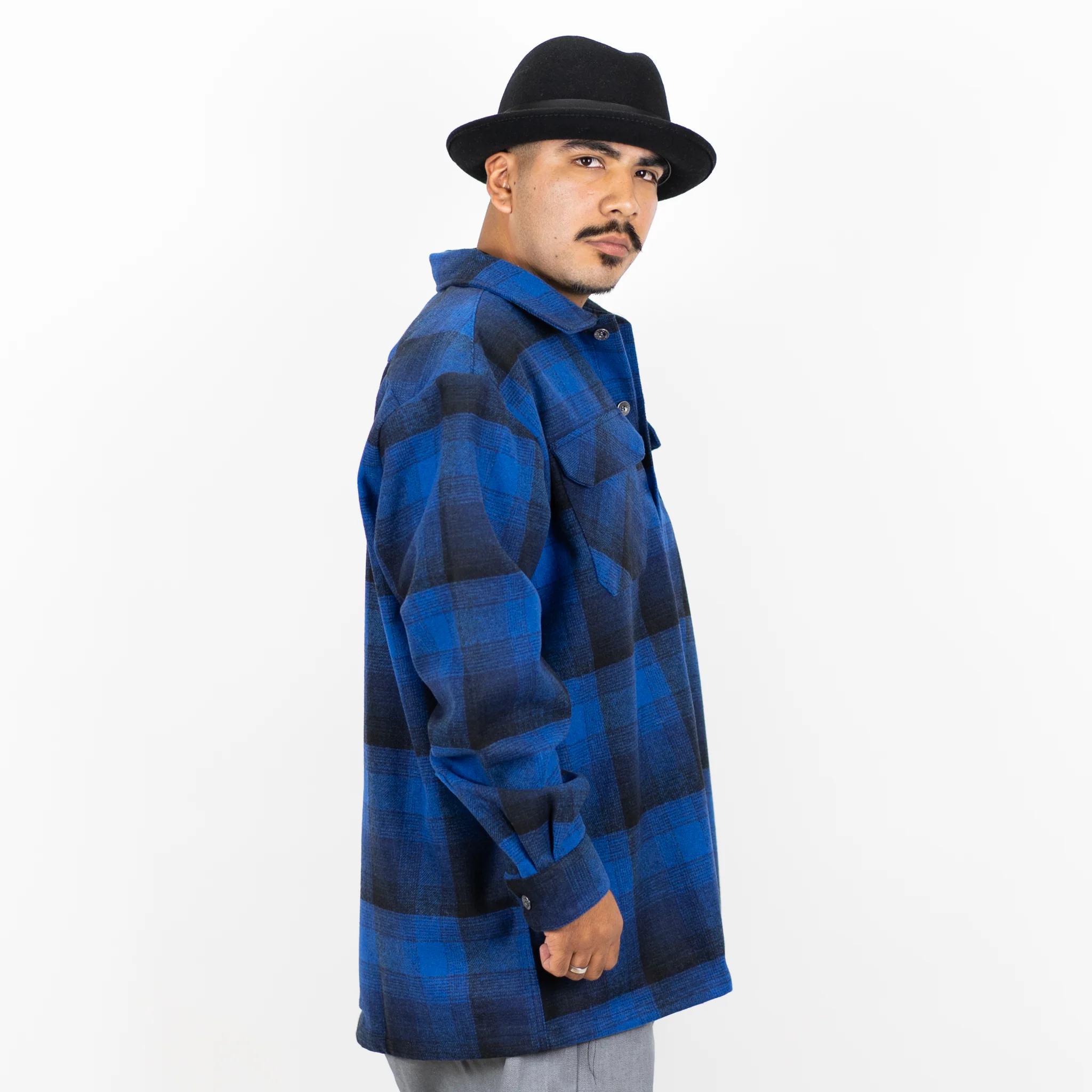 New FB County Super Heavyweight Wool Blend Long Sleeve Shirt - Image 22