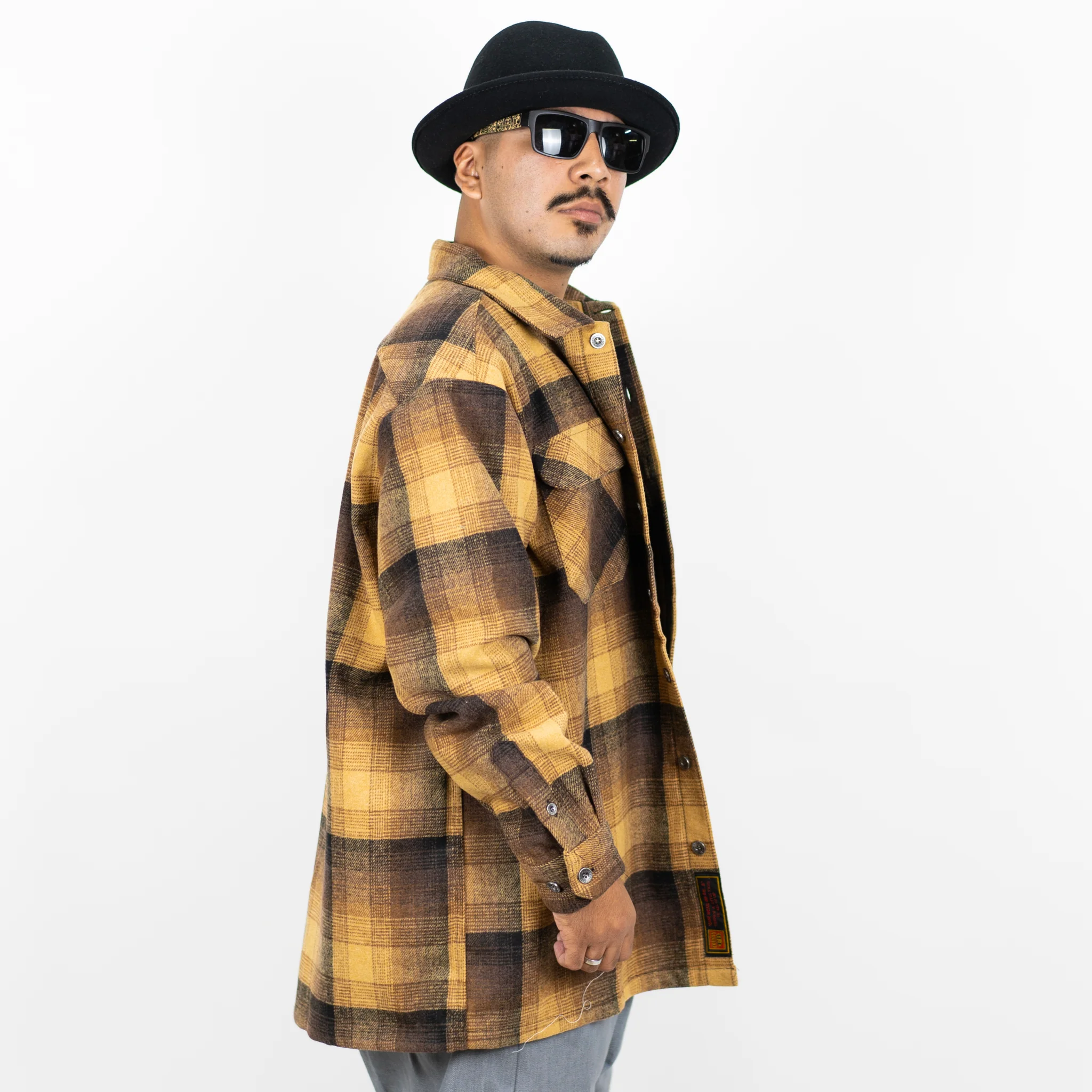 New FB County Super Heavyweight Wool Blend Long Sleeve Shirt - Image 24