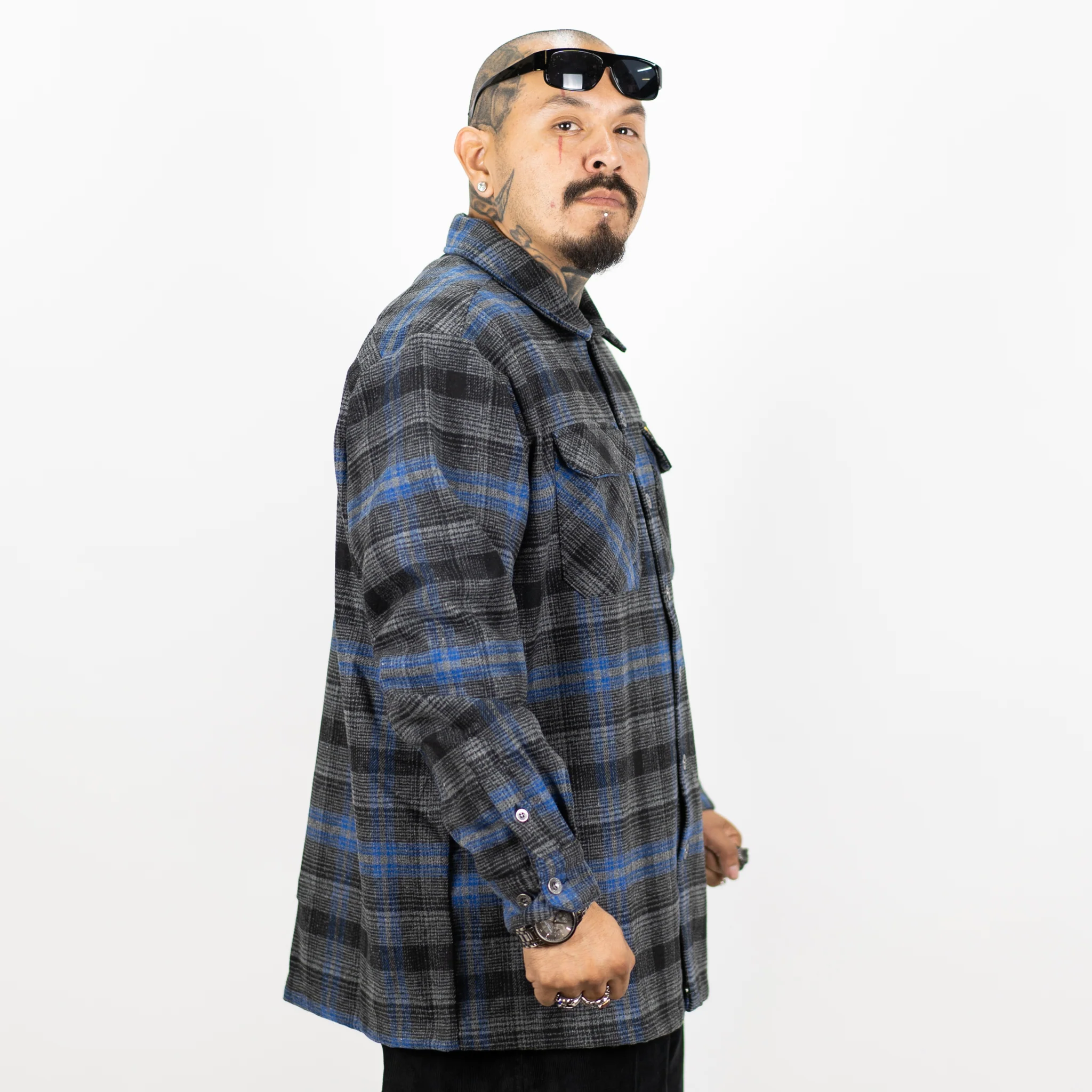 New FB County Super Heavyweight Wool Blend Long Sleeve Shirt - Image 29