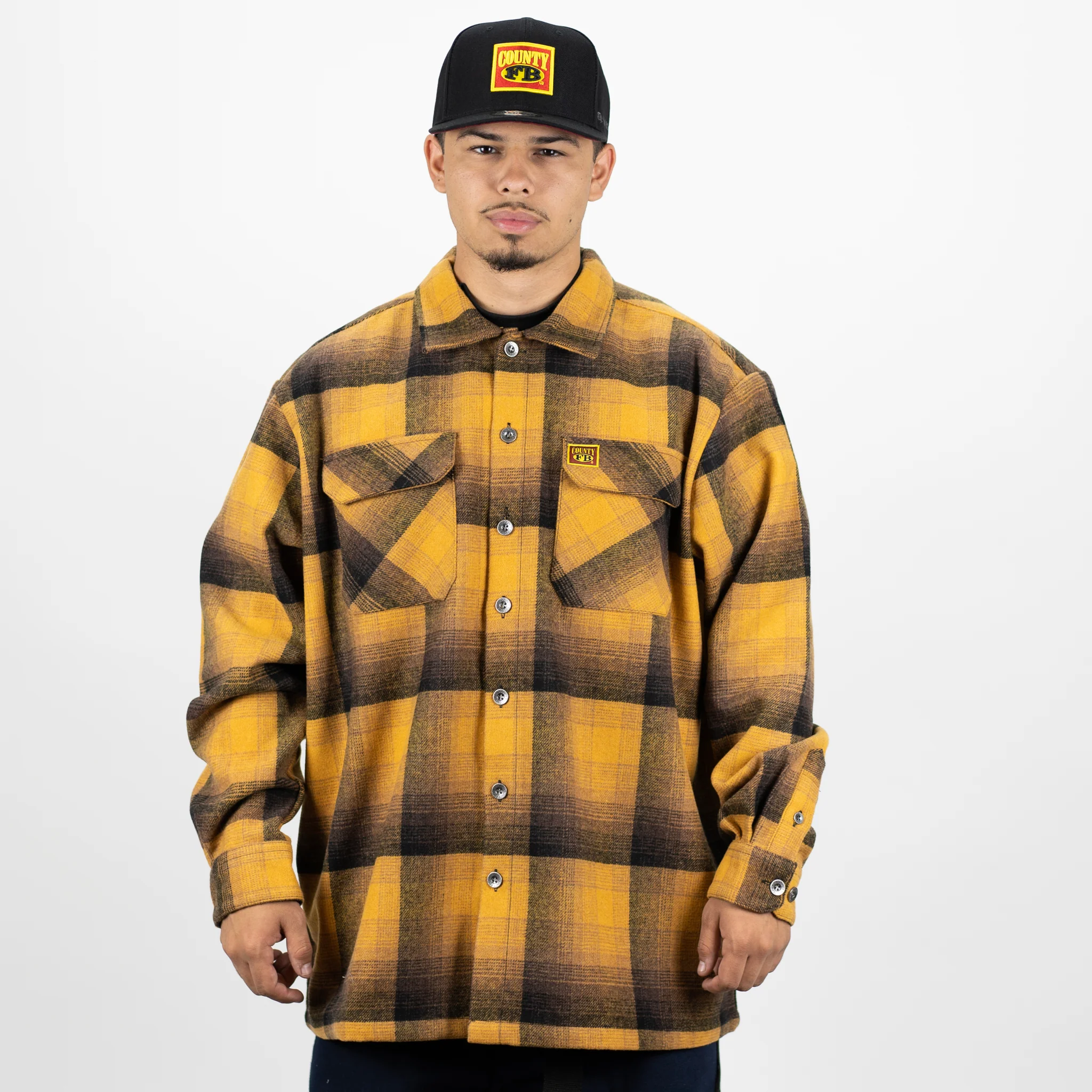 New FB County Super Heavyweight Wool Blend Long Sleeve Shirt - Image 8