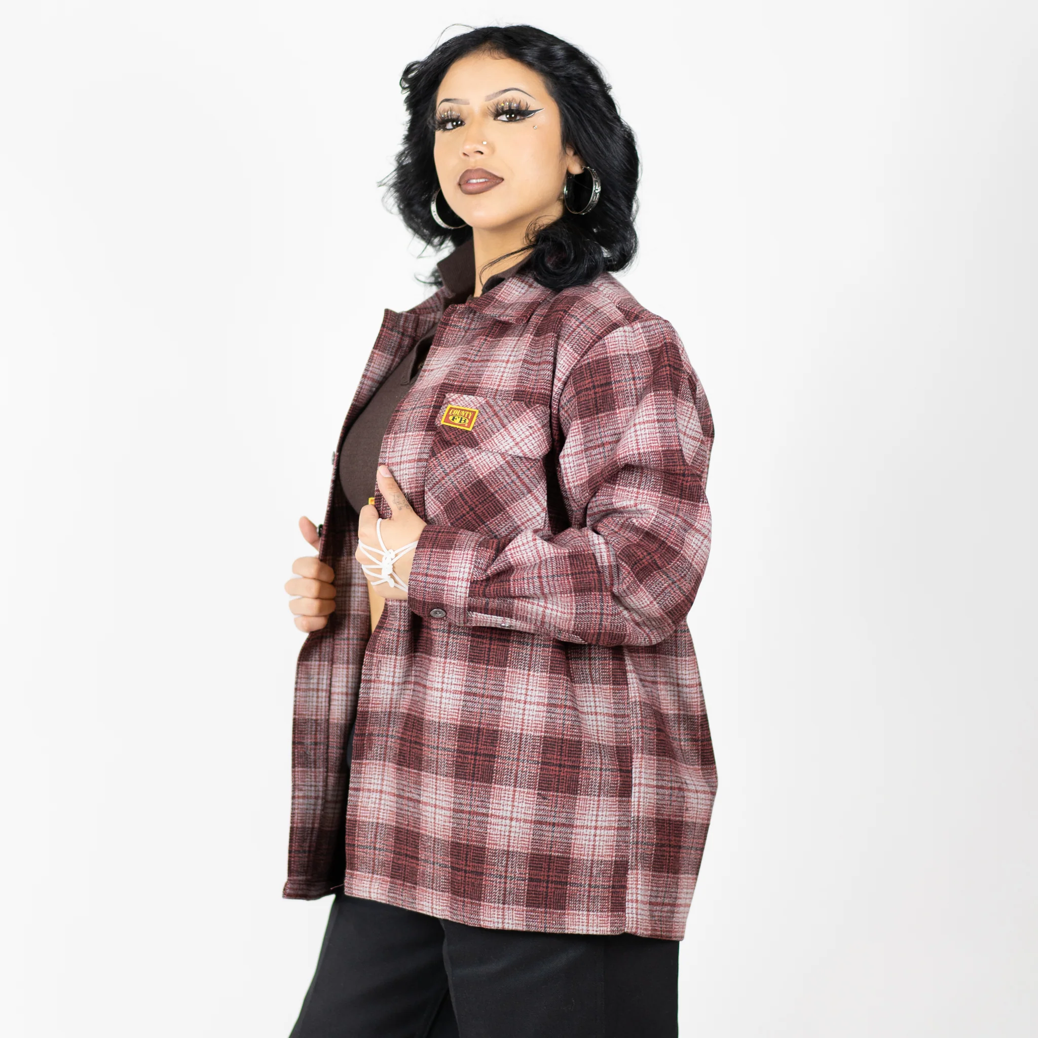 New FB County Super Heavyweight Wool Blend Long Sleeve Shirt - Image 33